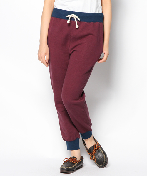 BEAMS BOY(ビームスボーイ)の「△BEAMS BOY / リブ配色 スウェットイージー**(その他パンツ・レディース・ワイン/ネイビー・ONE SIZE)」の11枚目の写真