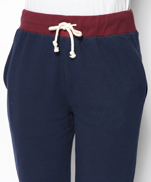 BEAMS BOY(ビームスボーイ)の「△BEAMS BOY / リブ配色 スウェットイージー**(その他パンツ・レディース・ワイン/ネイビー・ONE SIZE)」の5枚目の写真