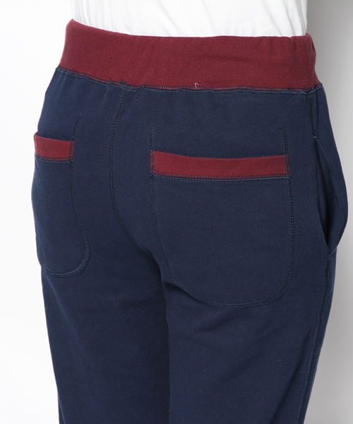 BEAMS BOY(ビームスボーイ)の「△BEAMS BOY / リブ配色 スウェットイージー**(その他パンツ・レディース・ワイン/ネイビー・ONE SIZE)」の6枚目の写真