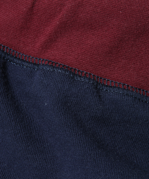 BEAMS BOY(ビームスボーイ)の「△BEAMS BOY / リブ配色 スウェットイージー**(その他パンツ・レディース・ワイン/ネイビー・ONE SIZE)」の9枚目の写真