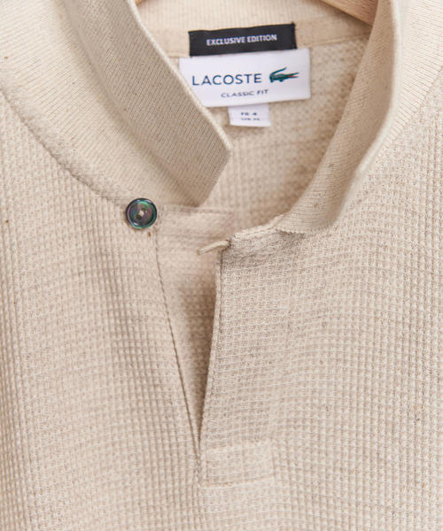 LACOSTE（ラコステ）の「【別注】 ＜LACOSTE（ラコステ）＞ SKIPPER/ポロシャツ（ポロシャツ・メンズ・ベージュ/ネイビー/ホワイト・2/3/4/5）」の8枚目の写真