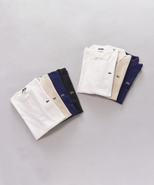 LACOSTE（ラコステ）の「【別注】 ＜LACOSTE（ラコステ）＞ SKIPPER/ポロシャツ（ポロシャツ・メンズ・ベージュ/ネイビー/ホワイト・2/3/4/5）」の10枚目の写真