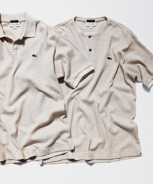 LACOSTE（ラコステ）の「【別注】 ＜LACOSTE（ラコステ）＞ SKIPPER/ポロシャツ（ポロシャツ・メンズ・ベージュ/ネイビー/ホワイト・2/3/4/5）」の12枚目の写真