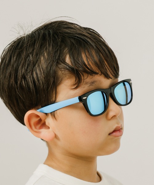 BAYFLOW（ベイフロー）の「[KIDS]UVカラーサングラス（サングラス・キッズ・ピンク/イエロー/ブルー/ブラック・FREE）」の3枚目の写真