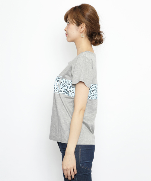 SILAS（サイラス）の「S/S TEE ANN（Tシャツ/カットソー・レディース・ホワイト/グレー・SMALL/MEDIUM）」の5枚目の写真