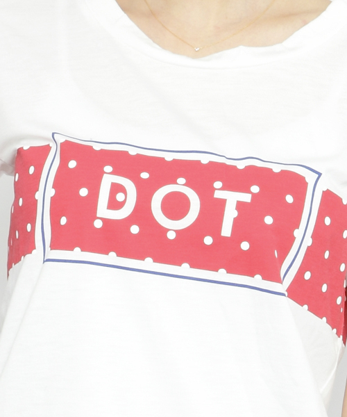 SILAS（サイラス）の「S/S TEE ANN（Tシャツ/カットソー・レディース・ホワイト/グレー・SMALL/MEDIUM）」の6枚目の写真