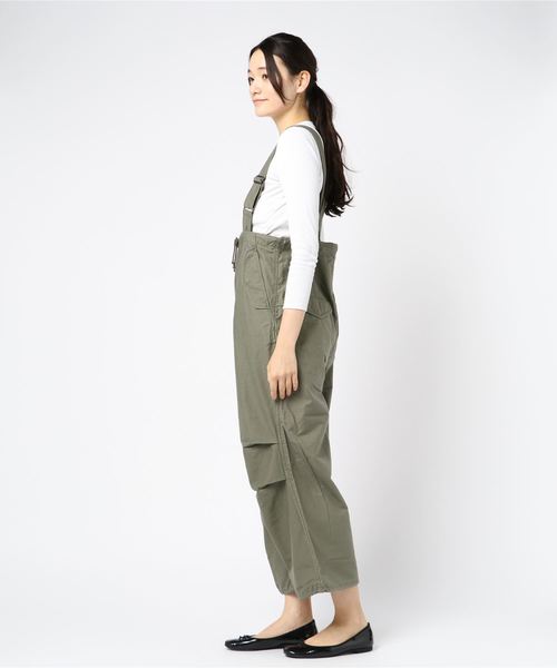 Moname（モナーム）の「Moname オーバーパンツ/41192212（その他パンツ・レディース・カーキ/ブラック・S）」の8枚目の写真