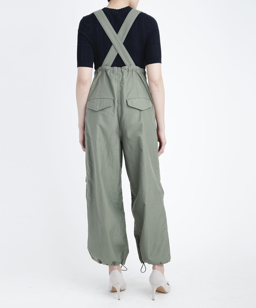 Moname（モナーム）の「Moname オーバーパンツ/41192212（その他パンツ・レディース・カーキ/ブラック・S）」の6枚目の写真