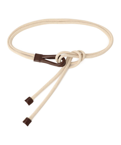 Khaju（カージュ）の「Khaju:コンビロープベルト（ベルト・レディース・ブラック/ブラウン・ONE SIZE）」の2枚目の写真