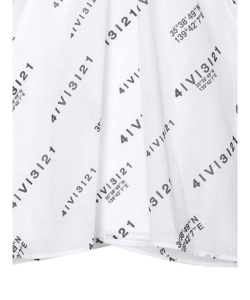 Ameri（アメリ）の「AMERI PASSCODE GATHER BLOUSE（シャツ/ブラウス・レディース・ライトオリーブ/ブラウン/マルチ・FREE）」の5枚目の写真