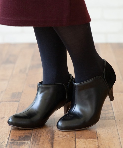 menue（メヌエ）の「バイカラーサイドゴアブーティ（ブーツ・レディース・ブラック/ブラック系その他/ブルー系その他/ブラウン系その他/ネイビー/ブラック系その他2/グレイッシュベージュ/ブルー系その他2/ブルー系その他3/ブラウン系その他2/ベージュ系その他/ダークブラウン/ブラック系その他3・XS/S/M/L/LL/3L/4L）」の22枚目の写真