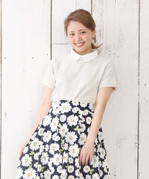 Chico | ワッフル衿付きTOPS(Tシャツ/カットソー)