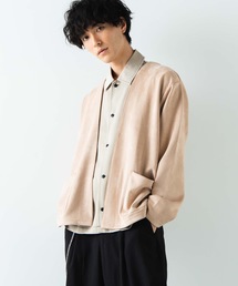 WEGO | WEGO/フェイクスエードノーカラーカーディガン(カーディガン/ボレロ)