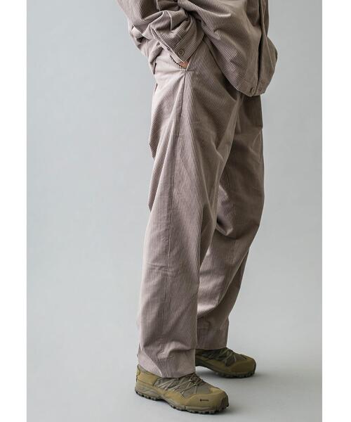 MONKEY TIME(モンキータイム)の「<monkey time> 7WALE SOFT CORD WIDE 1P PANTS/ワイドパンツ(その他パンツ・メンズ・ネイビー/ベージュ/ライム・L/S/M)」の2枚目の写真