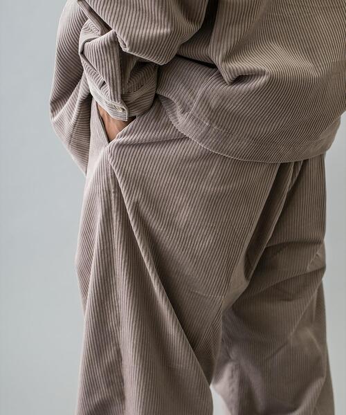 MONKEY TIME(モンキータイム)の「<monkey time> 7WALE SOFT CORD WIDE 1P PANTS/ワイドパンツ(その他パンツ・メンズ・ネイビー/ベージュ/ライム・L/S/M)」の18枚目の写真