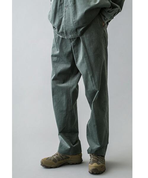 MONKEY TIME(モンキータイム)の「<monkey time> 7WALE SOFT CORD WIDE 1P PANTS/ワイドパンツ(その他パンツ・メンズ・ネイビー/ベージュ/ライム・L/S/M)」の11枚目の写真