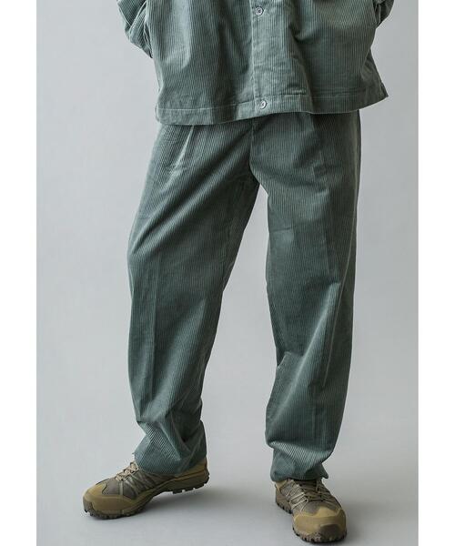 MONKEY TIME(モンキータイム)の「<monkey time> 7WALE SOFT CORD WIDE 1P PANTS/ワイドパンツ(その他パンツ・メンズ・ネイビー/ベージュ/ライム・L/S/M)」の12枚目の写真