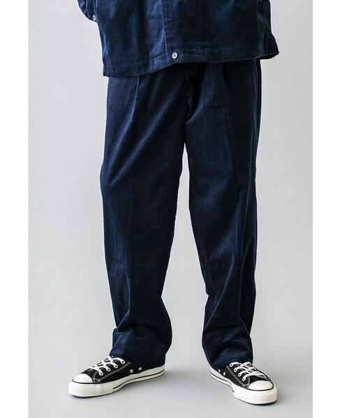 MONKEY TIME(モンキータイム)の「<monkey time> 7WALE SOFT CORD WIDE 1P PANTS/ワイドパンツ(その他パンツ・メンズ・ネイビー/ベージュ/ライム・L/S/M)」の4枚目の写真