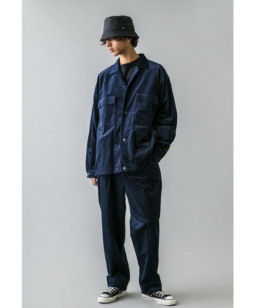 MONKEY TIME(モンキータイム)の「<monkey time> 7WALE SOFT CORD WIDE 1P PANTS/ワイドパンツ(その他パンツ・メンズ・ネイビー/ベージュ/ライム・L/S/M)」の7枚目の写真