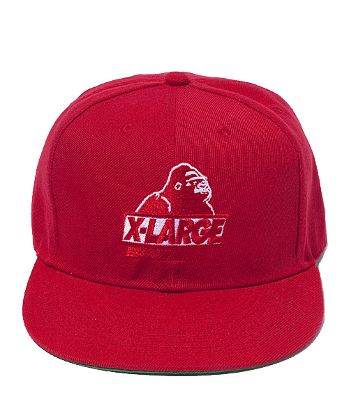 XLARGE（エクストララージ）の「SLANTED OG SNAPBACK CAP（キャップ・メンズ・ブラック/ネイビー/レッド・ONE SIZE）」の3枚目の写真