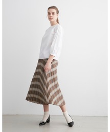 【HIGH STREET COLLECTION】LONG PLEATS SKIRT