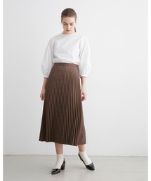 【HIGH STREET COLLECTION】LONG PLEATS SKIRT