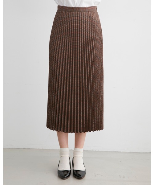 Traditional Weatherwear(トラディショナルウェザーウェア)の「【HIGH STREET COLLECTION】LONG PLEATS SKIRT(スカート・レディース・グレー系その他/ブラウン系その他・S)」の9枚目の写真