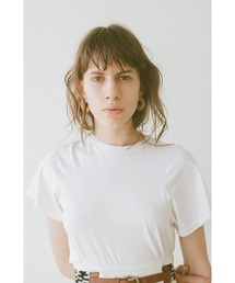 CLANE | SCOOP SLEEVE COMPACT TOPS(Tシャツ/カットソー)