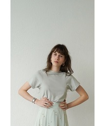 CLANE | SCOOP SLEEVE COMPACT TOPS(Tシャツ/カットソー)