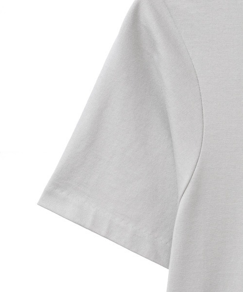 CLANE（クラネ）の「SCOOP SLEEVE COMPACT TOPS（Tシャツ/カットソー・レディース・ホワイト/ブラック/ベージュ/ミント・1/2）」の11枚目の写真