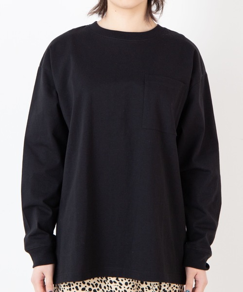 WEGO（ウィゴー）の「WEGO/ルーズロングスリーブT（Tシャツ/カットソー・レディース・ホワイト/ブラック・FREE）」の13枚目の写真