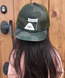 POLeR/ポーラー キッズ　キャップ　子供用 POLeR（ポーラー）の「POLeR⁄ポーラー KIDS 2WAY DRAWCD DRY SURF CAP