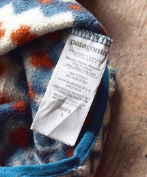 Lサイズ パタゴニア シンチラ スナップT フリース ノルディック柄 パタゴニア】patagonia【青×紺×白×赤】【ノルディック風
