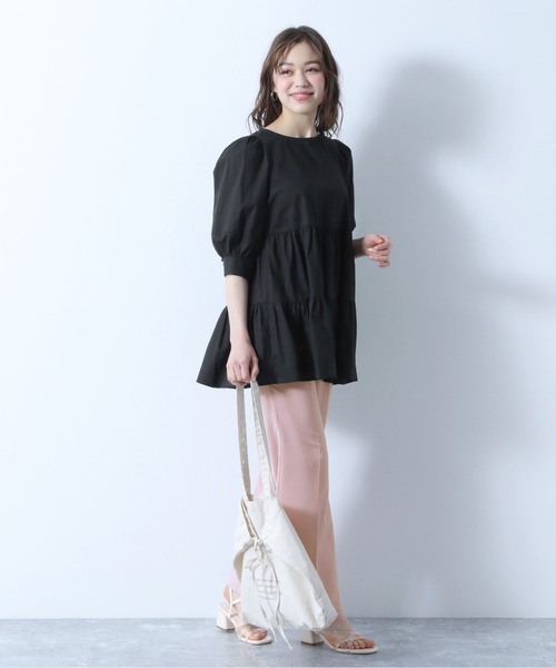 Heather(ヘザー)の「スリムフィットスラックス3 883929(スラックス・レディース・ブラック/アイボリー/ホワイト系その他/イエロー系その他/ピンク系その他/キャメル/グリーン/ホワイト系その他6/ブルー系その他・S/M/L)」の14枚目の写真