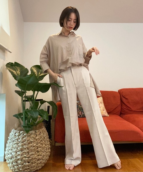 Heather(ヘザー)の「スリムフィットスラックス3 883929(スラックス・レディース・ブラック/アイボリー/ホワイト系その他/イエロー系その他/ピンク系その他/キャメル/グリーン/ホワイト系その他6/ブルー系その他・S/M/L)」の22枚目の写真