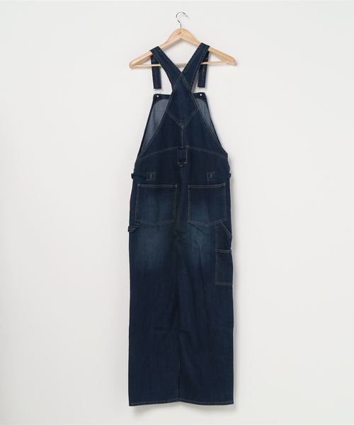 Purple&Yellow（パープルアンドイエロー）の「【大人気商品！】 デニム オーバーオール つなぎ ［ユニセックス〕（サロペット/オーバーオール・メンズ・インディゴブルー/その他・MEDIUM/SMALL/LARGE）」の3枚目の写真
