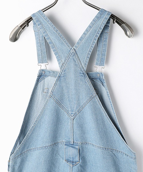 Purple&Yellow（パープルアンドイエロー）の「【大人気商品！】 デニム オーバーオール つなぎ ［ユニセックス〕（サロペット/オーバーオール・メンズ・インディゴブルー/その他・MEDIUM/SMALL/LARGE）」の10枚目の写真