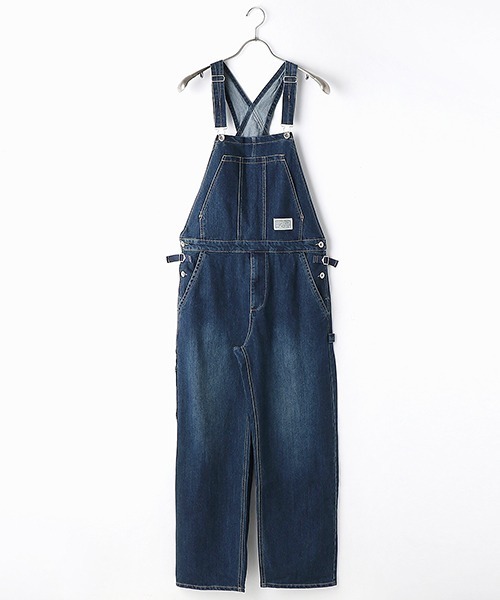 Purple&Yellow（パープルアンドイエロー）の「【大人気商品！】 デニム オーバーオール つなぎ ［ユニセックス〕（サロペット/オーバーオール・メンズ・インディゴブルー/その他・MEDIUM/SMALL/LARGE）」の18枚目の写真