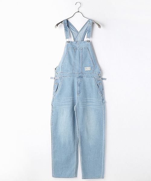 Purple&Yellow（パープルアンドイエロー）の「【大人気商品！】 デニム オーバーオール つなぎ ［ユニセックス〕（サロペット/オーバーオール・メンズ・インディゴブルー/その他・MEDIUM/SMALL/LARGE）」の19枚目の写真