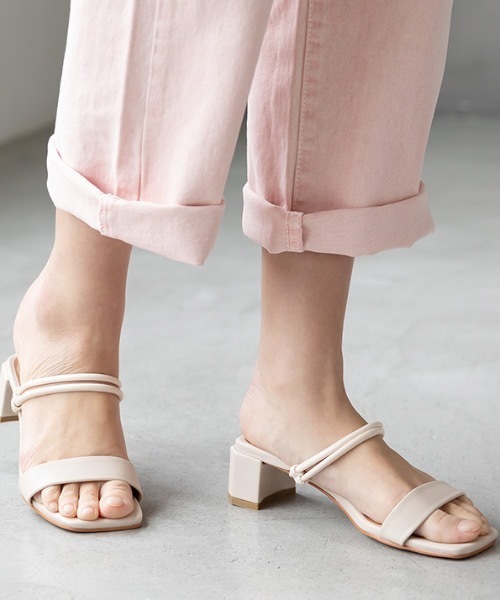 MODE ROBE（モードローブ）の「カラーデニムパンツ（デニムパンツ・レディース・グレー/ピンク/ブルー・S/M/L）」の4枚目の写真