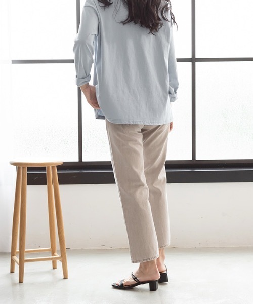 MODE ROBE（モードローブ）の「カラーデニムパンツ（デニムパンツ・レディース・グレー/ピンク/ブルー・S/M/L）」の17枚目の写真