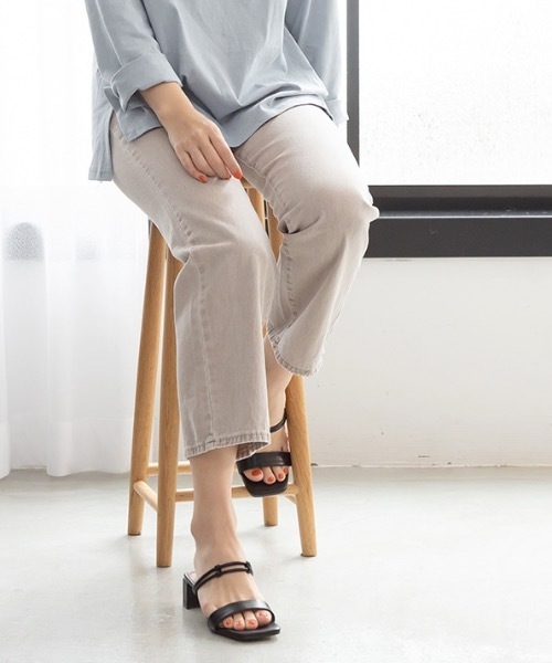 MODE ROBE（モードローブ）の「カラーデニムパンツ（デニムパンツ・レディース・グレー/ピンク/ブルー・S/M/L）」の18枚目の写真