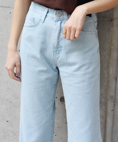 MODE ROBE（モードローブ）の「カラーデニムパンツ（デニムパンツ・レディース・グレー/ピンク/ブルー・S/M/L）」の14枚目の写真