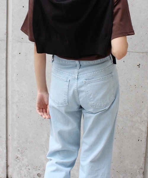 MODE ROBE（モードローブ）の「カラーデニムパンツ（デニムパンツ・レディース・グレー/ピンク/ブルー・S/M/L）」の21枚目の写真