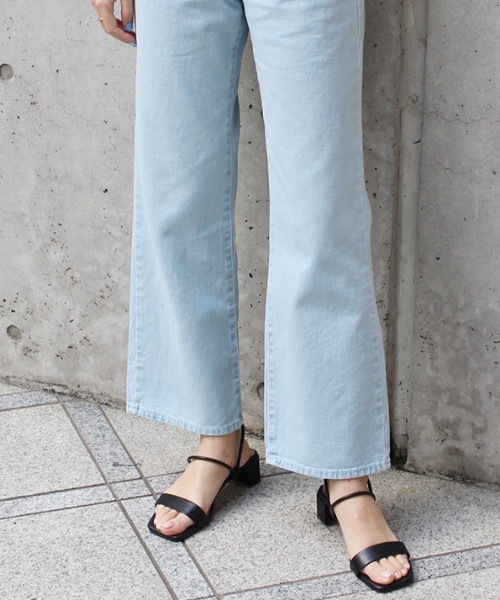 MODE ROBE（モードローブ）の「カラーデニムパンツ（デニムパンツ・レディース・グレー/ピンク/ブルー・S/M/L）」の10枚目の写真