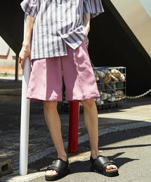 MAISON SPECIAL | 《ユニセックスアイテム》【SPECIAL REMAKE FACTORY コラボ】サスティナブルリメイクウエストデニムミックスショーツ 【MAISON SPECIAL/メゾンスペシャル】(その他パンツ)