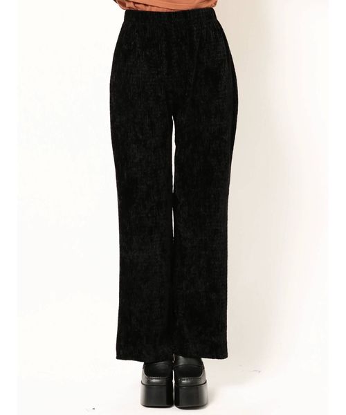 EMODA（エモダ）の「グロスフィットフレアパンツ（その他パンツ・レディース・ブラック/パープル/ブラウン/ブルー・FREE）」の14枚目の写真