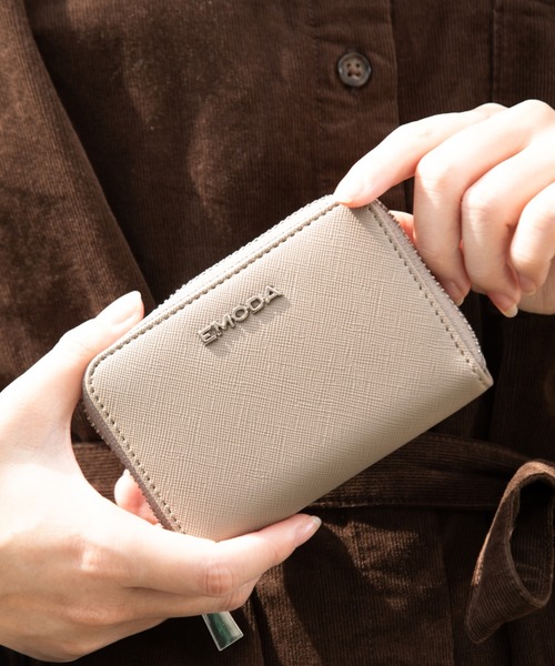 Emoda エモダ サフィアーノカードケースミニウォレット 財布 Emoda エモダ のファッション通販 Zozotown