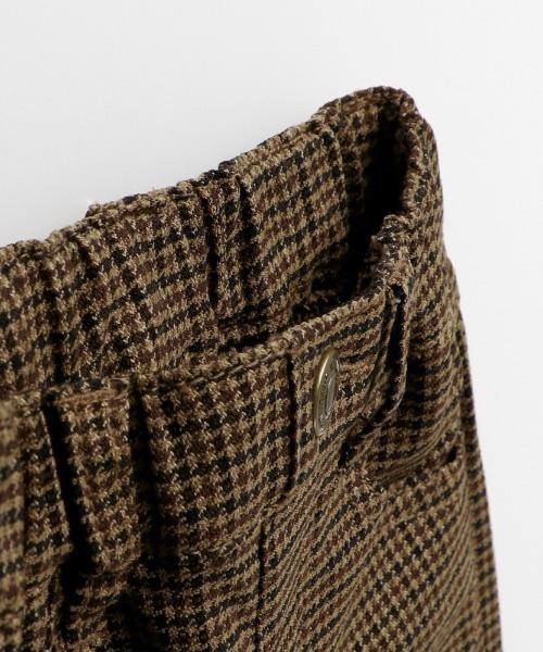 BRANSHES（ブランシェス）の「プレミアムストレッチチェック柄パンツ（その他パンツ・キッズ・グリーン/ベージュ・90cm/100cm/110cm/120cm/140cm/130cm/150cm）」の4枚目の写真