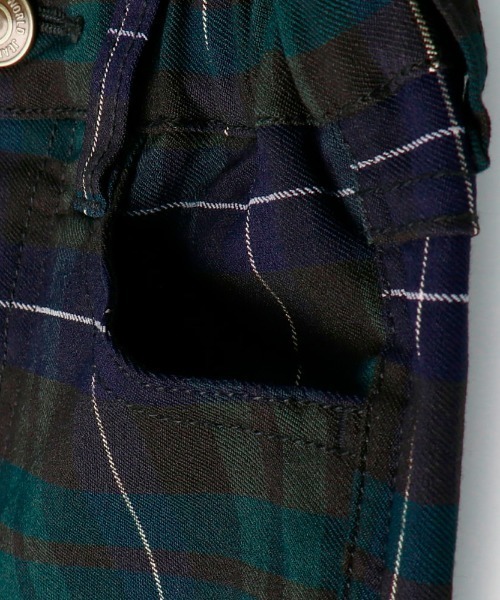 BRANSHES（ブランシェス）の「プレミアムストレッチチェック柄パンツ（その他パンツ・キッズ・グリーン/ベージュ・90cm/100cm/110cm/120cm/140cm/130cm/150cm）」の10枚目の写真
